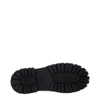Versace Black Leather Platform Loafers