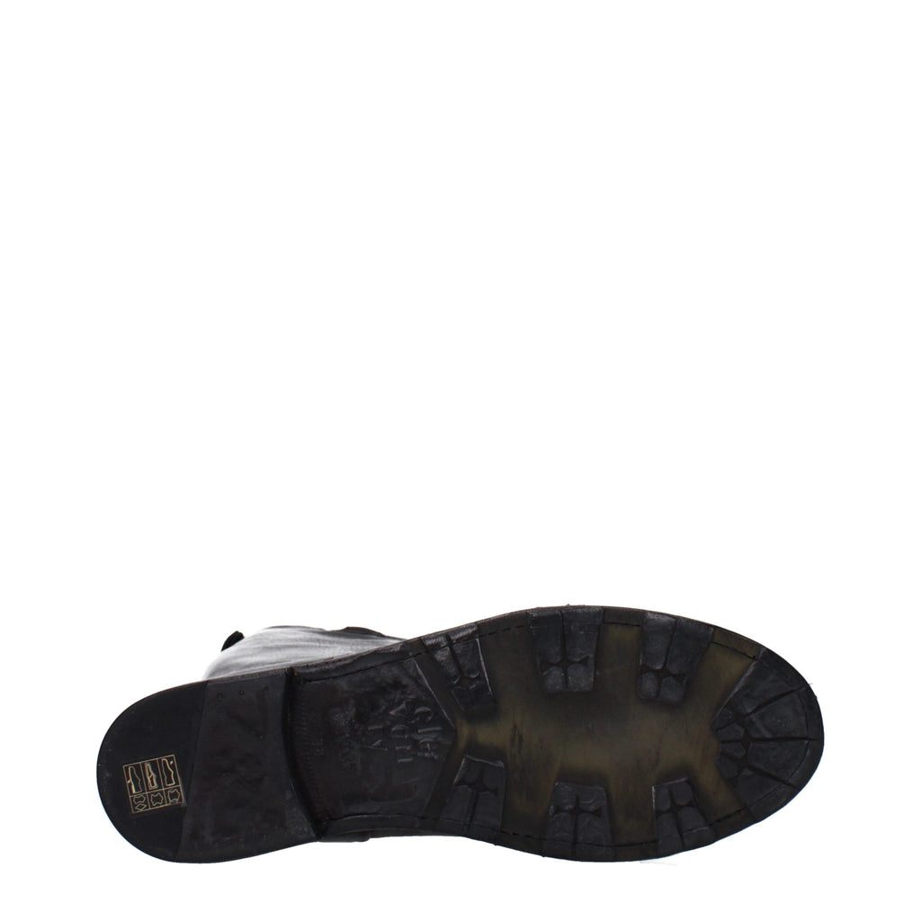 Eleventy Black Leather Over The Knee