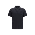 Burberry Blue Cotton Polo Shirt