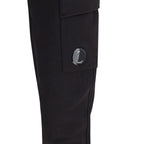 C.P. Company Black Cotton Cargo Pants