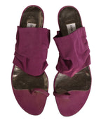 Dolce & Gabbana Violet Heels Sandals Shoes