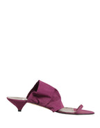 Dolce & Gabbana Violet Heels Sandals Shoes