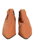 Dolce & Gabbana Brown Suede Ankle Boots Shoes
