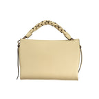 Coccinelle Beige Leather Women Handbag
