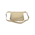 Coccinelle Beige Leather Woman Shoulder Bag