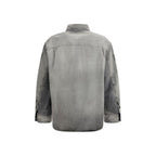 Off-White Gray Denim Shirt