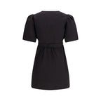 Ganni Black Cotton Casual Dress