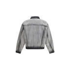 Diesel Gray Cotton Denim Jacket
