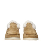 Eleventy Beige Leather Ankle Boots