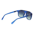 Guess Blue Stainless Steel Sunglasses