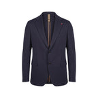 Mulish Blue Cotton Two-Piece Suit
