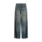 Maison Mihara Yasuhiro Blue Cotton Relaxed Fit Jeans