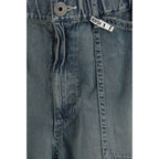 Maison Mihara Yasuhiro Blue Cotton Relaxed Fit Jeans