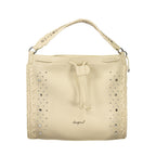 Desigual Bianco Poliuretano Woman Backpack