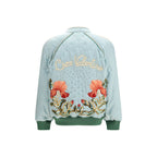 Valentino Blue Silk Bomber