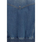 Versace Blue Cotton Clothing