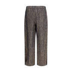 Giorgio Armani Brown Viscose Casual Pants
