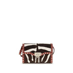 Valentino Garavani Multicolor Calf Leather Bos Taurus Shoulder Bag