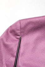 Dolce & Gabbana Purple Cashmere Slim Fit Coat Jacket Blazer