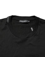 Dolce & Gabbana Black Crew Neck Sleeveless Tank Top T-shirt