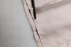 Dolce & Gabbana Beige Silk Straight Formal DressTrouser Pants