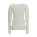 Dolce & Gabbana Beige Cotton Long Sleeve T-Shirt