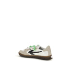 Off-White Multicolor Calf Leather Bos Taurus Low Top Sneakers