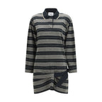 Marant Etoile Gray Cotton Casual Dress