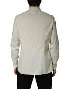 Domenico Tagliente Light Green Long Sleeves Formal Dress Shirt