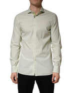 Domenico Tagliente Light Green Long Sleeves Formal Dress Shirt