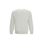 Brunello Cucinelli White Cotton Sweatshirt