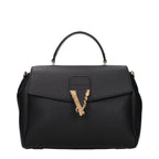 Versace Black Leather Handbag
