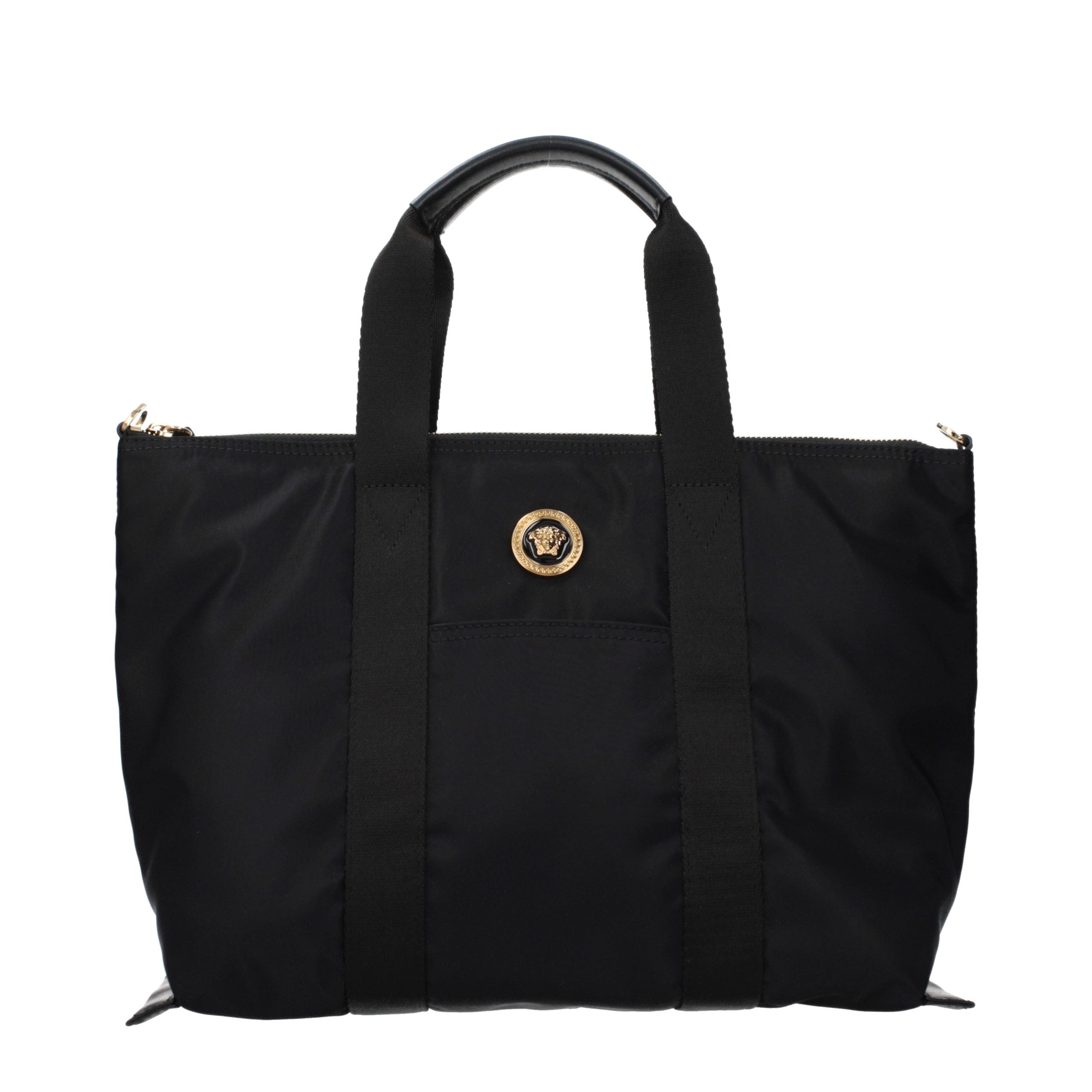 Versace Black Nylon Handbag