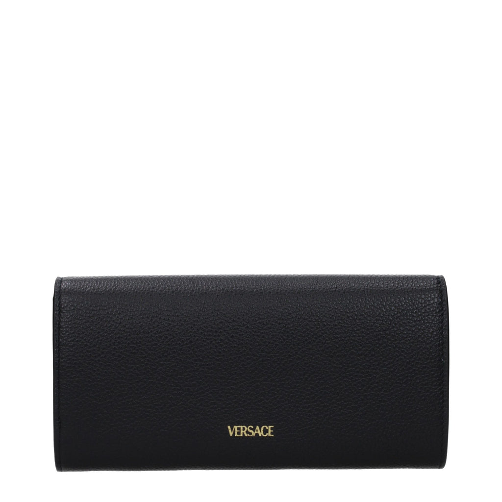 Versace Black Leather Wallet