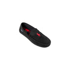 Ralph Lauren Black Faux Fur Slippers
