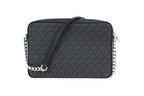 Michael Kors Jet Set Large East West Crossbody Black MK Signature