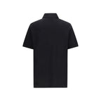 Dolce & Gabbana Black Cotton Polo Shirt