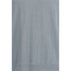 Giorgio Armani Gray Silk Sweatshirt