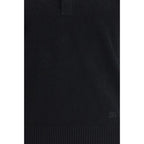 Dolce & Gabbana Black Cotton Polo Shirt