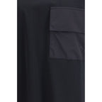 LAMINAR Black Cotton T-Shirt