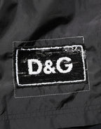 Dolce & Gabbana Black Polyester Drawstring Men Shorts Swimwear