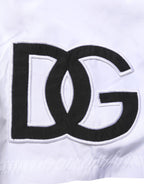 Dolce & Gabbana White Drawstring Men Swim Shorts Swimwear