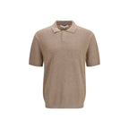 Maison Kitsuné Beige Cotton Polo Shirt