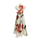 Sara Roka Multicolor Cotton Casual Dress