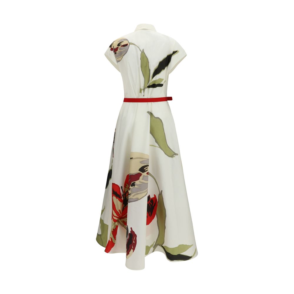 Sara Roka Multicolor Cotton Casual Dress