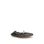 The Row Black Lamb Ovis Aries Aries Ballet Flats