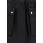 Prada Gray Linen Mini Skirt