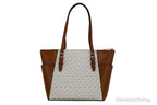 Michael Kors Michael Kors Women Leather Shoulder Tote Bag Purse Handbag+Double Zipper Wallet