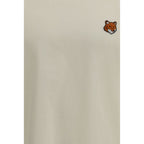 Maison Kitsuné Beige Cotton T-Shirt