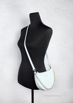 Kate Spade Carey Small Wild Sage Quilted Smooth Leather Zip Top Crossbody Bag